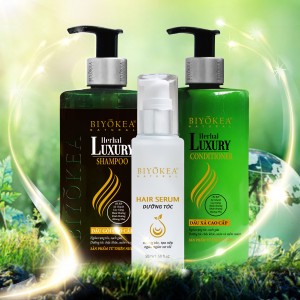 Bộ Dầu gội - Dầu xả và dưỡng tóc thảo dược Herbal Luxury