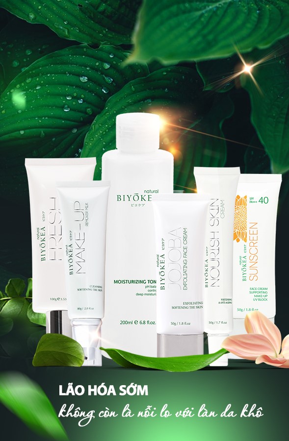 LÃO HÓA SỚM KHÔNG CÒN LÀ NỖI LO CỦA LÀN DA KHÔ