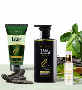 Bộ Dầu gội - Dầu xả và dưỡng tóc thảo dược Herbal Luxury